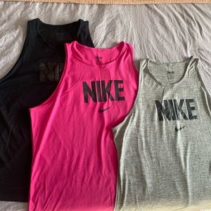 Nike Dri-Fit tank tops (set of 3)